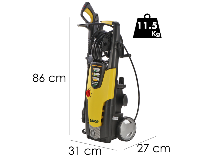 Lavor STM 160 WPS PLUS - Hidrolimpiadora de agua fr&iacute;a - 110 bar - 510 l/h
