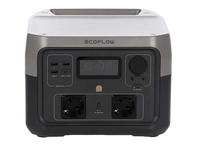 EcoFlow River 2 MAX - Bater&iacute;a Estaci&oacute;n de energ&iacute;a Port&aacute;til - 500W - 512Wh/25.6V