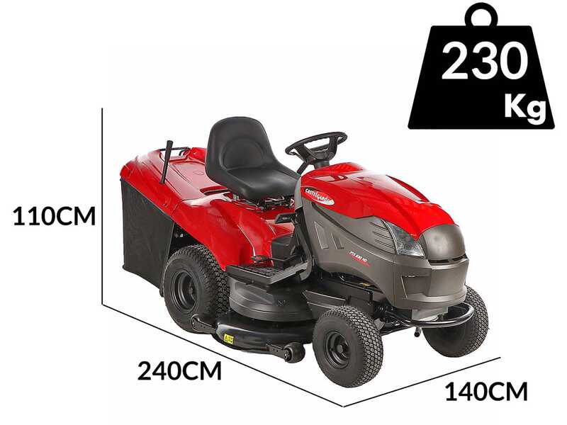 Castelgarden PTX230 HD - Tractor cortac&eacute;sped con recogedor - cambio hidrost&aacute;tico