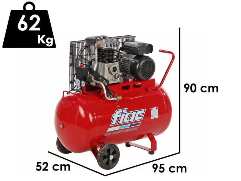 FIAC AB 100/3 MC R3000 FC - Compresor de aire el&eacute;ctrico monof&aacute;sico de correa - Motor 3 HP - 100 L