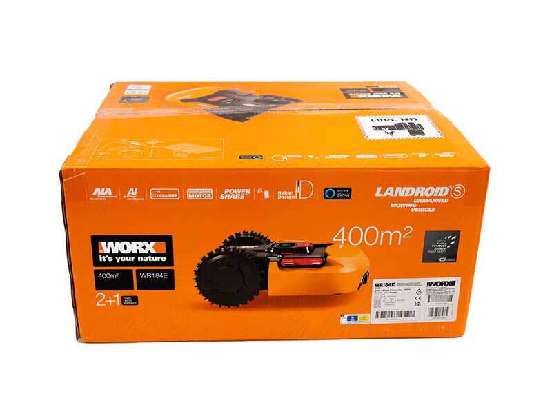 Worx Landroid S400 WR184E - Robot cortac&eacute;sped con per&iacute;metro - 400m2