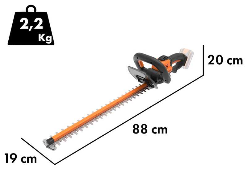 Worx WG264E.9 - Cortasetos de bater&iacute;a - 20V - BATER&Iacute;A Y CARGADOR NO EST&Aacute;N INCLUIDOS