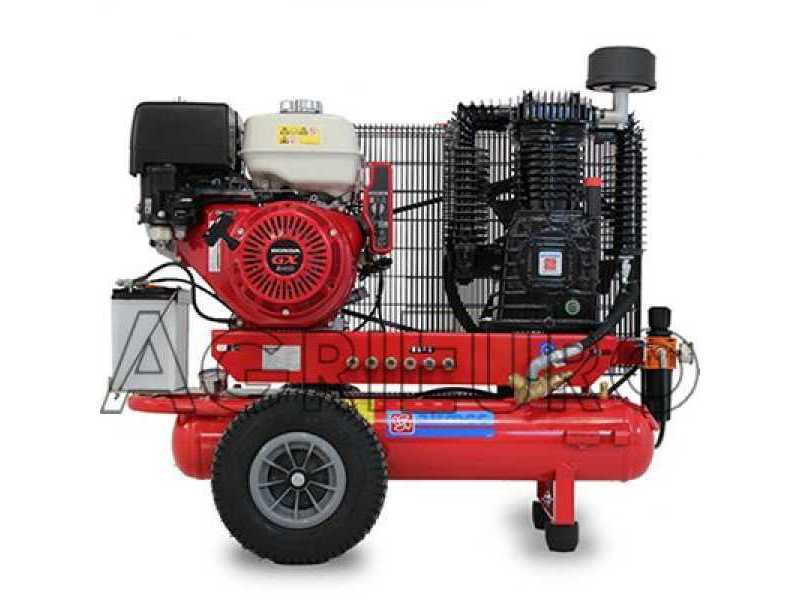 Motocompresor Airmec TTS 34110/900 motor de gasolina HONDA GX 340 - 11 HP - (900  l/min)