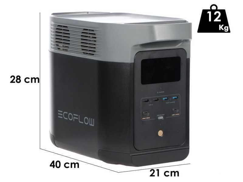 EcoFlow Delta 2 - Bater&iacute;a Estaci&oacute;n de energ&iacute;a Port&aacute;til - 1800W - 1024 Wh/51.2V