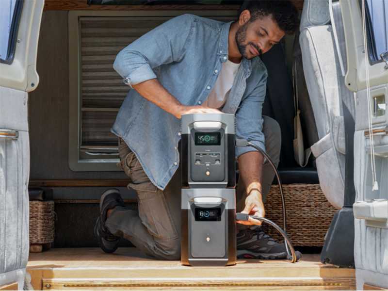 EcoFlow Delta 2 - Bater&iacute;a Estaci&oacute;n de energ&iacute;a Port&aacute;til - 1800W - 1024 Wh/51.2V