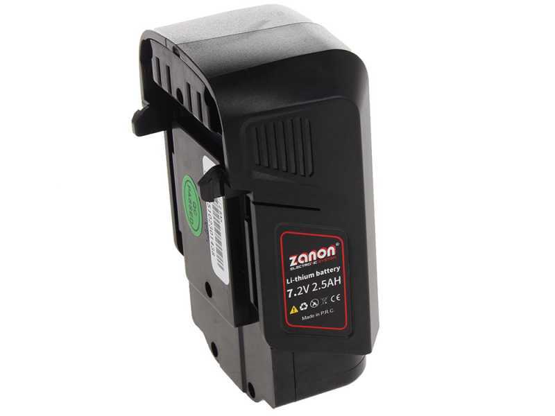 Zanon bater&iacute;a de litio - 7.2V 2.5 Ah