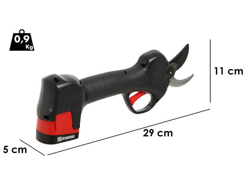 Zanon ZM 27 - Tijeras el&eacute;ctricas de poda - 2x 14,4V 2.5Ah