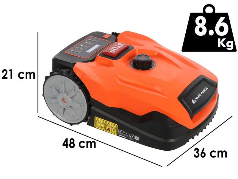 Yard Force XPower 800 - Robot cortac&eacute;sped - Gesti&oacute;n por medio de APP - Bluetooth integrado