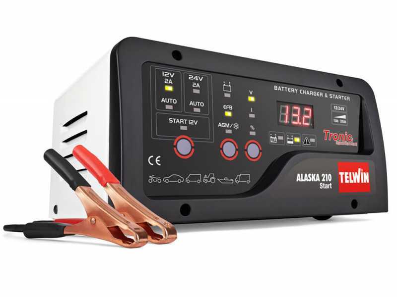 Telwin Alaska 210 Start - Cargador, arrancador y mantenedor - Bater&iacute;as de plomo 12/24V