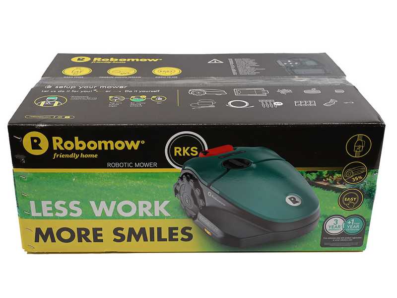 Robomow RKS 1500 - Robot cortac&eacute;sped con per&iacute;metro - Con bater&iacute;a de litio 18,5V 4,9Ah