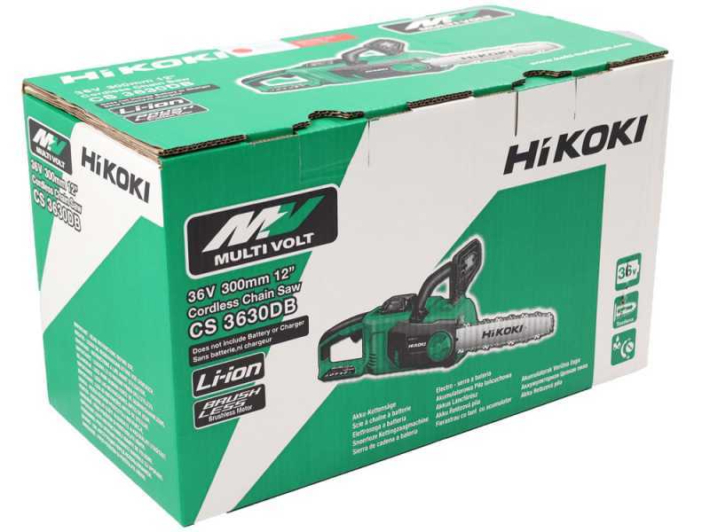 HIKOKI CS3630DC - Motosierra el&eacute;ctrica de bater&iacute;a de corte - 36V - LA BATER&Iacute;A Y EL CARGADOR NO EST&Aacute;N INCLUIDOS.