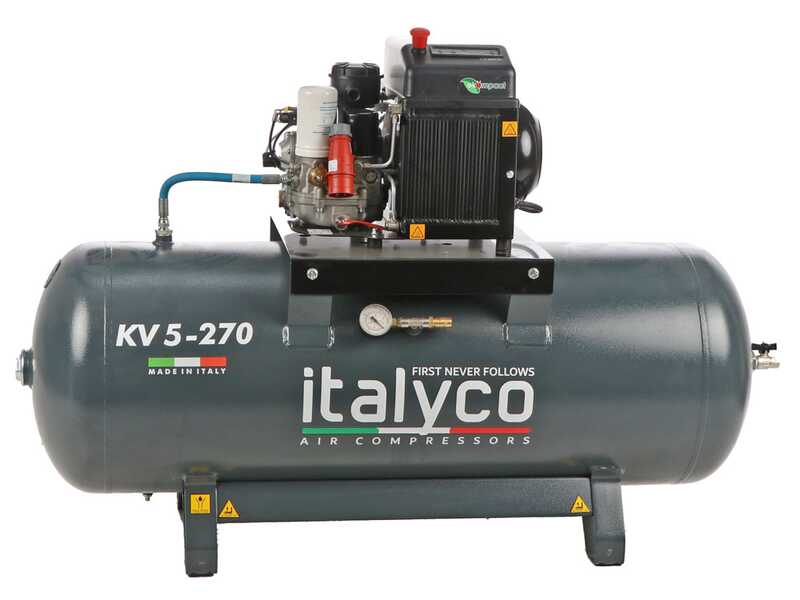 Italyco KV 5/270 - Compresor rotativo de tornillo - Presi&oacute;n m&aacute;x. 10 bar