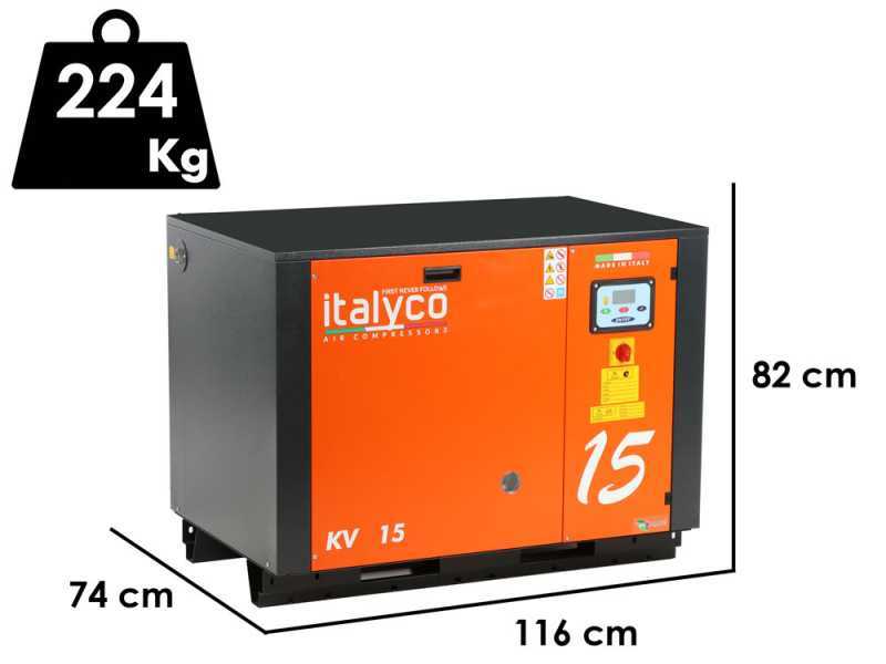 Italyco KV 15 Premium - Compresor rotativo de tornillo - Presi&oacute;n m&aacute;x. 10 bar