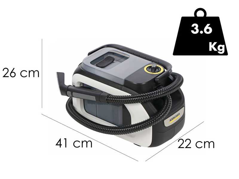 K&auml;rcher SE 3-18 Compact - Lavamoquetas - Aspirador de l&iacute;quidos - 18 V 2,5 Ah