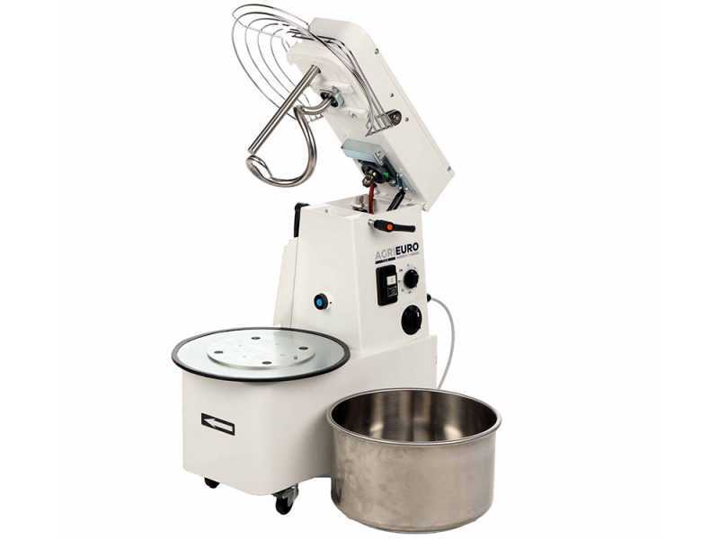 Mixer 2000 T-2G Deluxe - Amasadora de espiral abatible - Capacidad 16Kg - Trif&aacute;sica 2 velocidades