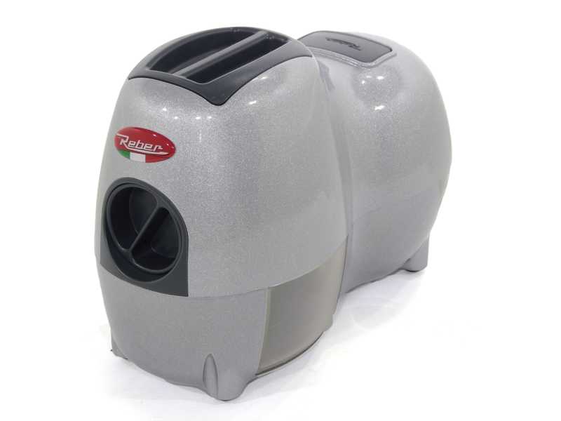 Reber Fido 9250 NS - Rallador el&eacute;ctrico de mesa - Con motor de 140W - Silver