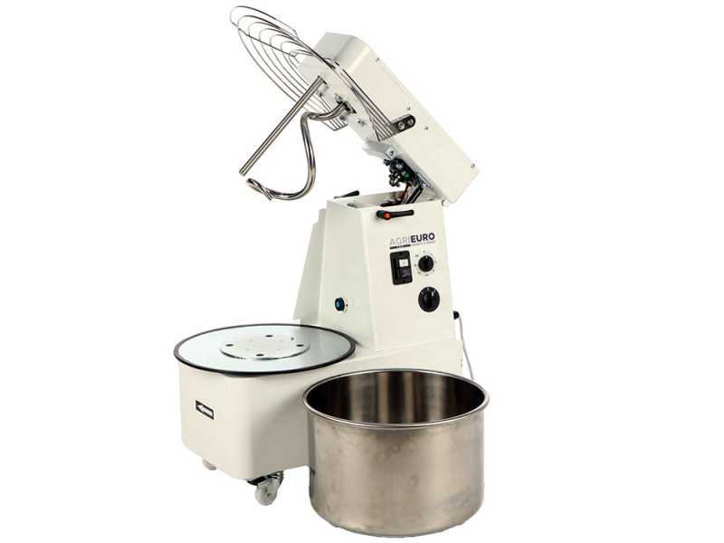 Mixer 5000 T-2G Deluxe - Amasadora de espiral abatible - Capacidad 40Kg - Trif&aacute;sica 2 velocidades