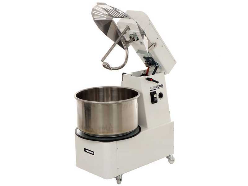 Mixer 5000 T Deluxe - Amasadora de espiral abatible - Capacidad 40Kg - Trif&aacute;sica