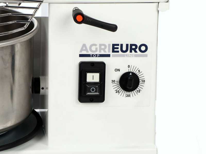 Mixer 2000 S Deluxe - Amasadora de espiral abatible - 16Kg 1 velocidad