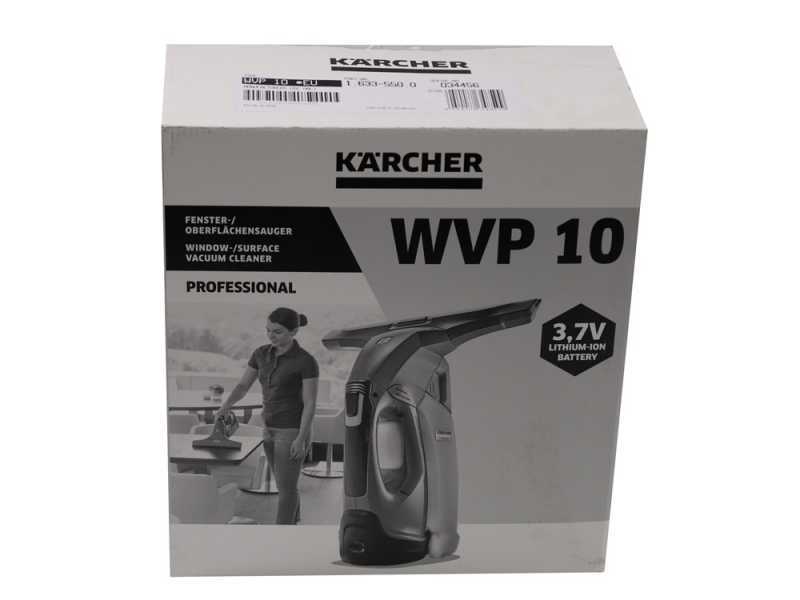 Karcher WVP 10 - Limpiacristales de bater&iacute;a - aspirador de gotas - 3.7V - 2.1 Ah