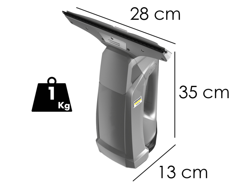 Karcher WVP 10 - Limpiacristales de bater&iacute;a - aspirador de gotas - 3.7V - 2.1 Ah