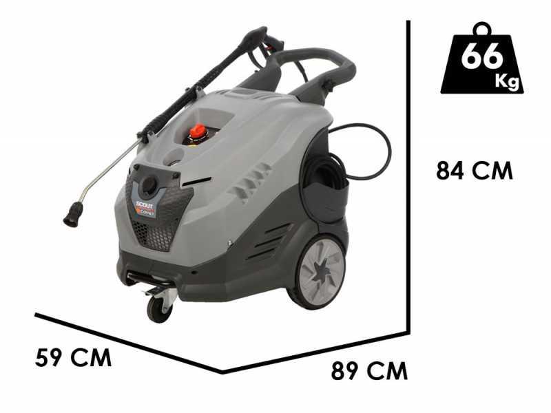 Comet New Scout 150 Classic - Hidrolimpiadora de agua caliente profesional - 150 bar m&aacute;x. - 540 l/h
