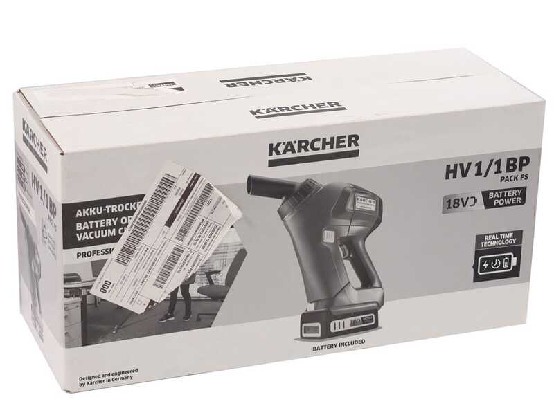 Karcher Pro HV 1/1 Bp FS - Aspirador port&aacute;til con bater&iacute;a - 18 V 2,5 Ah