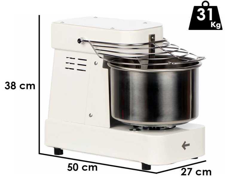 Prismafood Rebecca - Amasadora de espiral  - Capacidad 5 kg