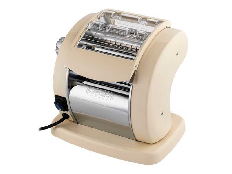 Imperia PastaPresto Classica Crema - M&aacute;quina el&eacute;ctrica de hacer pasta INOX