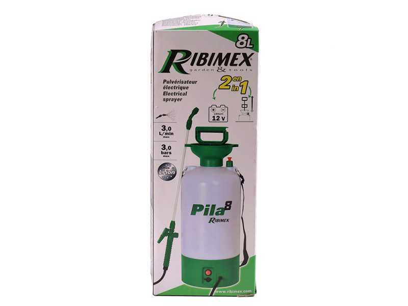 Ribimex PILA 8 - Pulverizador de mochila a bater&iacute;a - 8 litros - 12V/4Ah