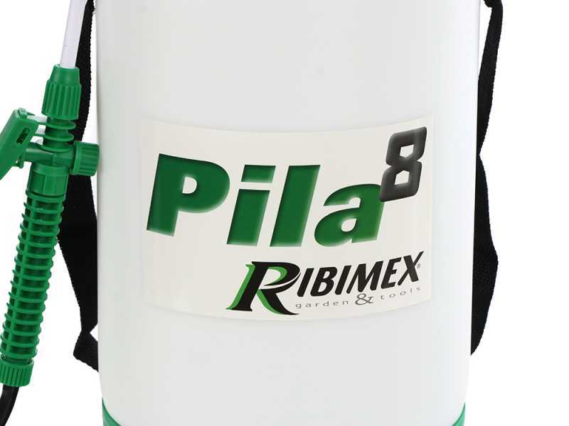 Ribimex PILA 8 - Pulverizador de mochila a bater&iacute;a - 8 litros - 12V/4Ah