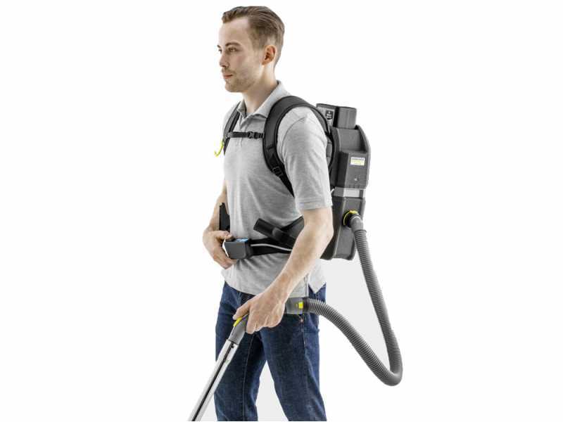 Aspirador Karcher BVL 5/1 Bp - Aspirador profesional de mochila con bater&iacute;a - BATER&Iacute;A Y CARGADOR NON EST&Aacute;N INCLUIDOS