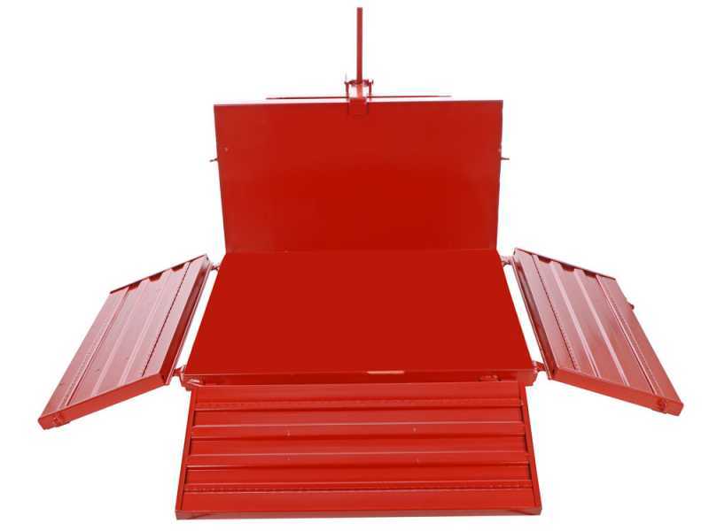 Francini P 100 - Caj&oacute;n de transporte para tractor - Basculante - 3 laterales abatibles