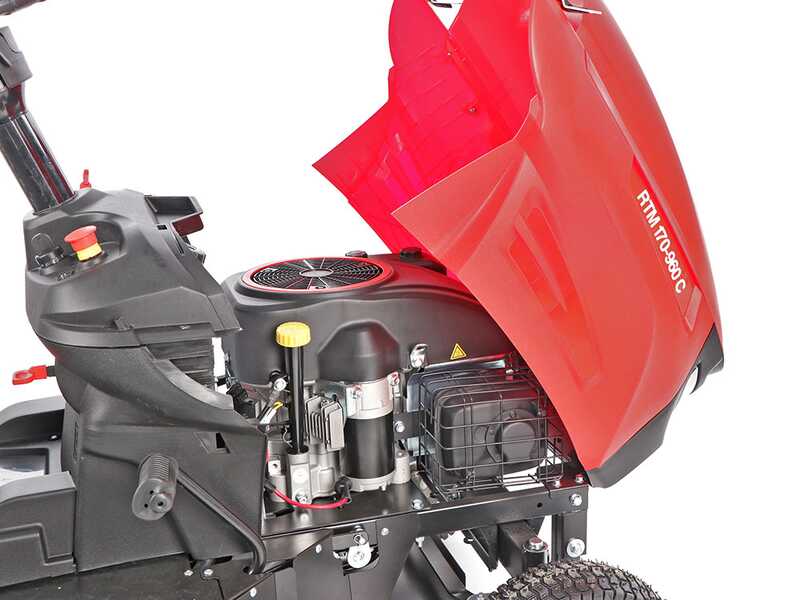 GeoTech RTM 170-960 C - Tractor cortac&eacute;sped - Cambio mec&aacute;nico - Recogedor