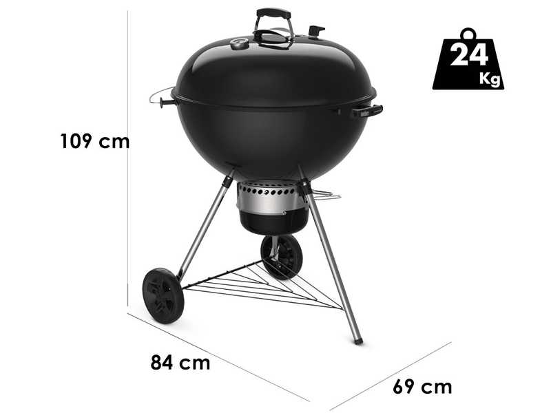 Weber Master Touch E-6755 WBR - Barbacoa de carb&oacute;n