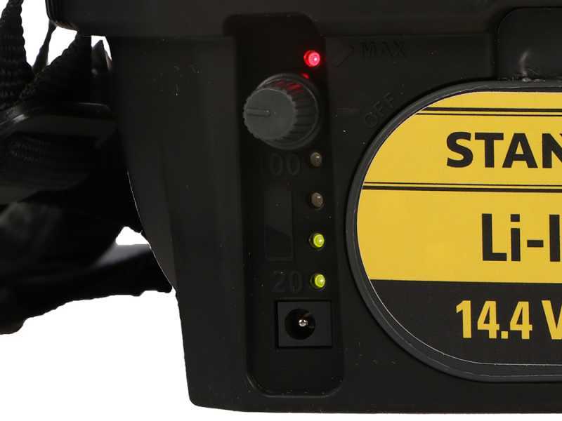 Stanley SXSPBS12E - Pulverizador de bater&iacute;a de mochila - 12 litros - 14,4V/2Ah