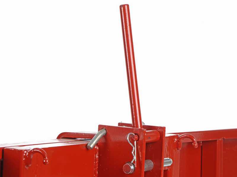 Francini P 150 - Caj&oacute;n de transporte para tractor - Basculante - 3 laterales abatibles