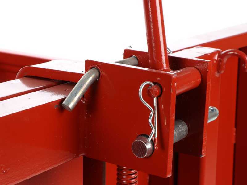 Francini P 150 - Caj&oacute;n de transporte para tractor - Basculante - 3 laterales abatibles