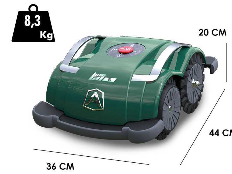 Ambrogio L60 Elite S+ - Robot cortac&eacute;sped sin cable perimetral - No necesita instalaci&oacute;n
