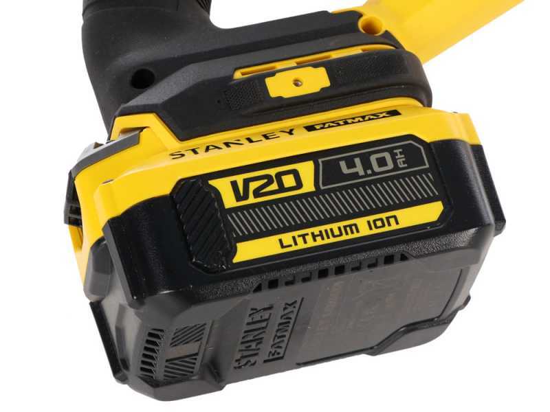Stanley Fatmax SFMCGA75 - Ahoyador de bater&iacute;a - 20 V 4 Ah - Broca de 15.5 cm incluida
