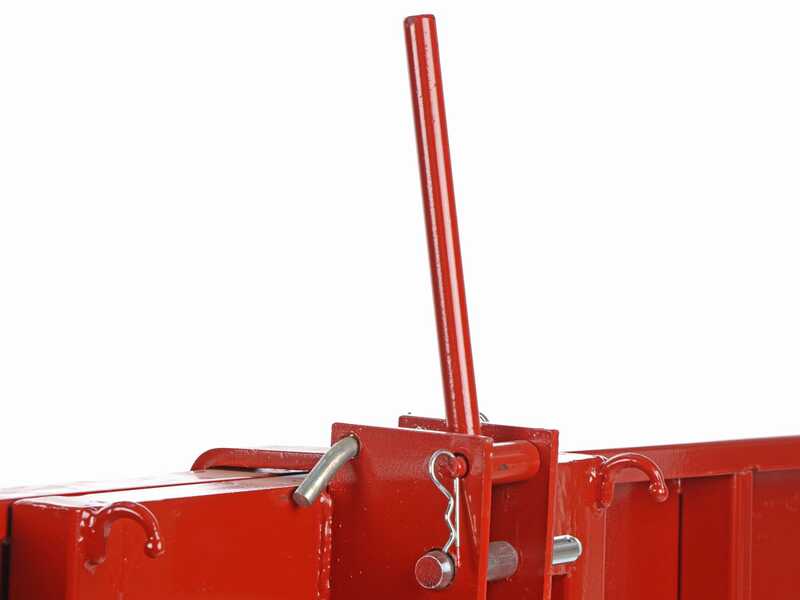 Francini P 130 - Caj&oacute;n de transporte para tractor - Basculante - 3 laterales abatibles