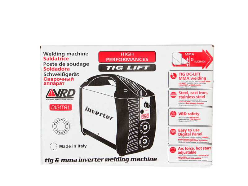 Telwin Tecnica Tig 190 DC - Soldadora Inverter (MMA,TIG LIFT), corriente continua (DC)