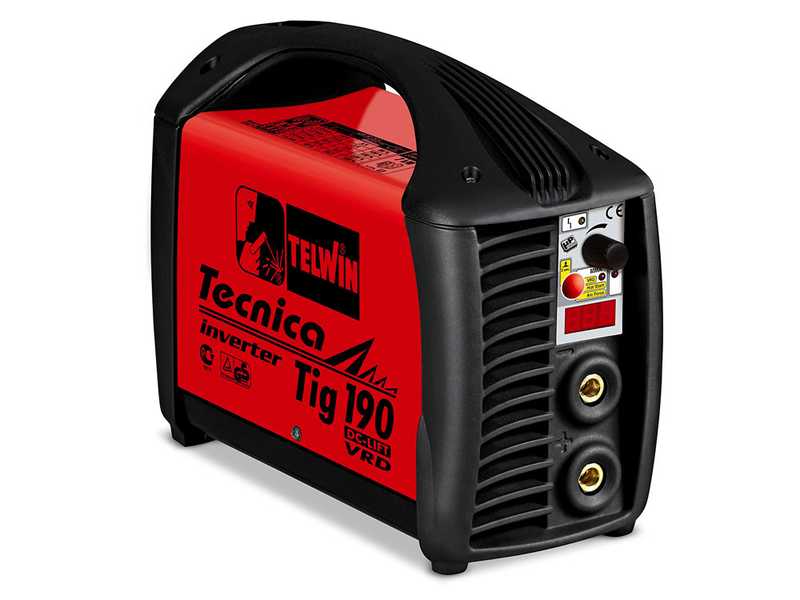 Telwin Tecnica Tig 190 DC - Soldadora Inverter (MMA,TIG LIFT), corriente continua (DC)