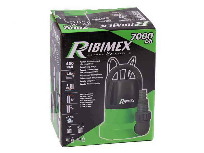 Ribimex PRPVC401SP - Bomba sumergible el&eacute;ctrica para aguas limpias - 400 W