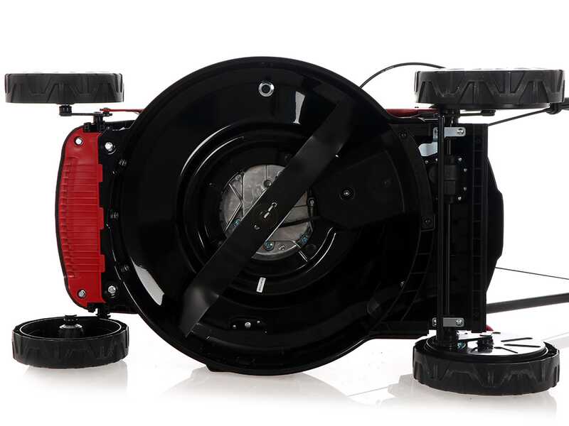 GeoTech S51-170 BMSGW ES - Cortac&eacute;sped de gasolina autopropulsado - 4 en 1 - cuchilla de 51 cm - Arranque el&eacute;ctrico