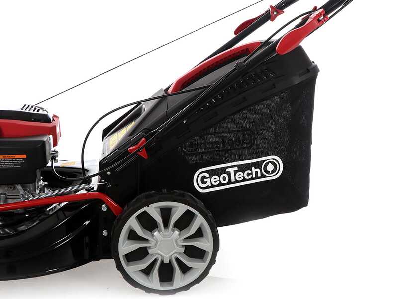 GeoTech S51-170 BMSGW ES - Cortac&eacute;sped de gasolina autopropulsado - 4 en 1 - cuchilla de 51 cm - Arranque el&eacute;ctrico