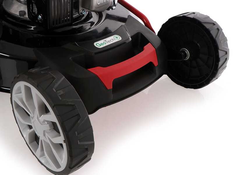 GeoTech S51-170 BMSGW ES - Cortac&eacute;sped de gasolina autopropulsado - 4 en 1 - cuchilla de 51 cm - Arranque el&eacute;ctrico
