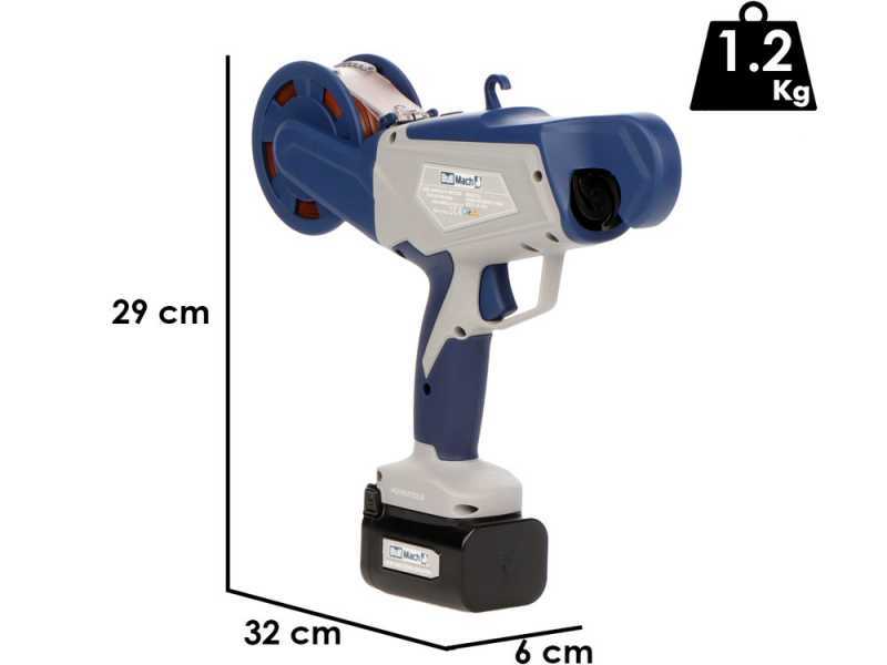 Bullmach Arianna 60-40 - Atadora de vi&ntilde;a el&eacute;ctrica de bater&iacute;a - 2 x 16.4V 2Ah