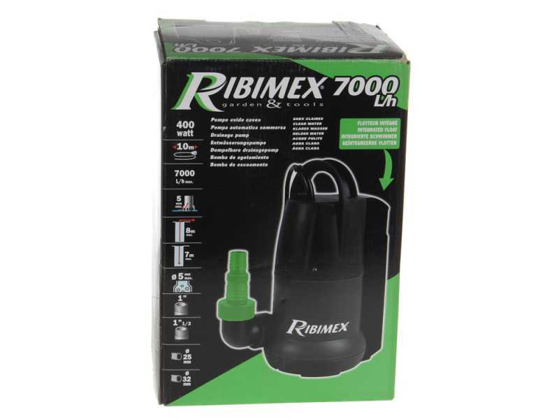 Ribimex PRPVC350A - Bomba sumergible autom&aacute;tica - Aguas limpias - 400 W