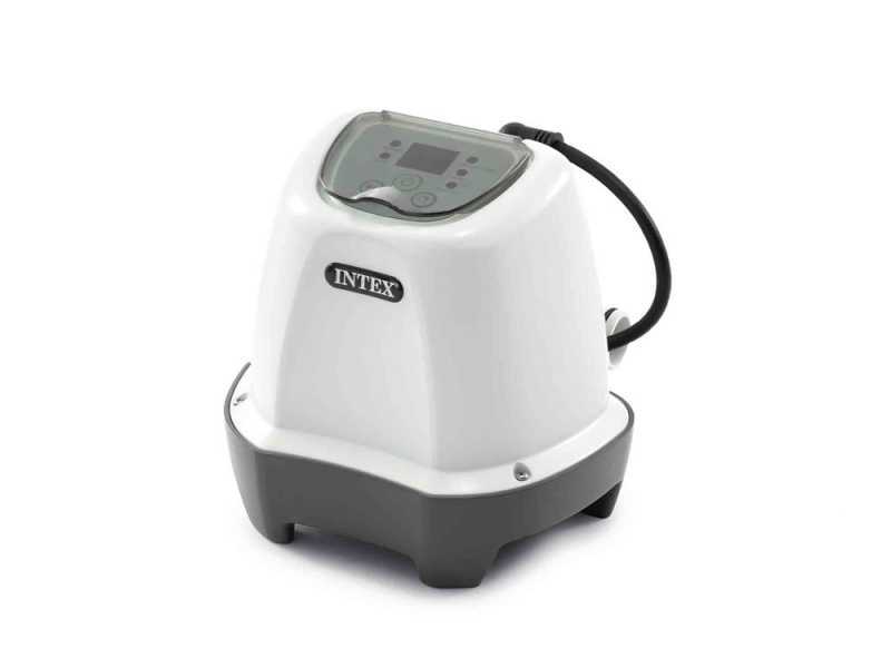 Clorador salino Krystal Clear Intex - Caudal de agua m&iacute;n. 1.136 L/h - Capacidad m&aacute;x. 8.237 L